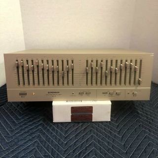Pioneer Sg - 9 12 - Band Stereo Graphic Equalizer - Serviced - Cleaned -