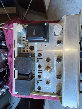 HH SCOTT TYPE 222C STEREO - MASTER Tube integrated Amplifier parts 2