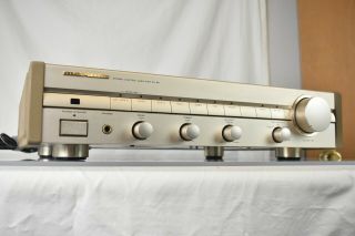 Vintage Marantz Gold Champagne Sc - 80 Stereo Control Amplifier Preamplifier Read
