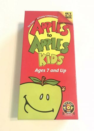 Apples To Apples Kids Ages 7 & Up Game Of Funny Comparison