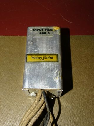 Western Electric Type 285C Input Transformer,  Good,  for Tube Amplifier 2