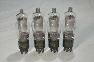 (4) Western Electric 328 A Mesh Plate Tubes,
