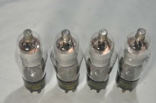 (4) Western Electric 328 A Mesh Plate tubes, 2