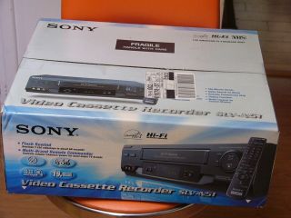 Sony Slv - N51 Hi Fi Stereo Vhs Vcr Player Video Cassette Recorder
