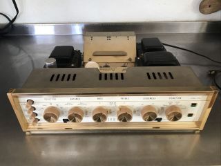 Vintage Sherwood S - 5000 Tube Amplifier Powers On