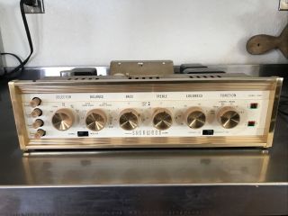 Vintage Sherwood S - 5000 Tube Amplifier Powers On 2