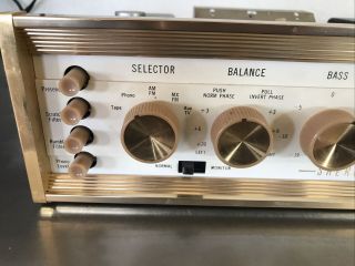Vintage Sherwood S - 5000 Tube Amplifier Powers On 4