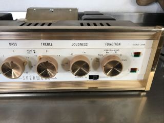Vintage Sherwood S - 5000 Tube Amplifier Powers On 5