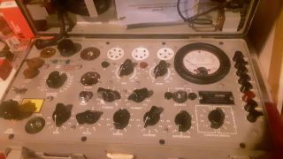 TV - 7D/U Military Tube Tester,  manuals and all accessories 2