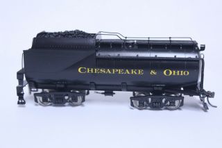HO SCALE HALLMARK MODELS BRASS CHESAPEAKE & OHIO V - 12 TENDER W/ BOX 3