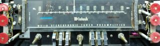 Mcintosh Mx 110 Tube Stereophonic Tuner Preamplifier