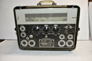 Vtg Signal Corps U.  S Army Military Projector Af Tube Amplifier Am 424 (a) Pfp - 1