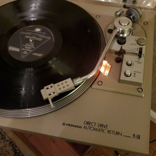 Vintage Pioneer Pl - 518 Direct Drive Automatic Return Turntable Record Player