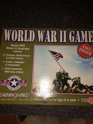 Learning Games World War Ii 2 History Series Board Game Ema Great Deal