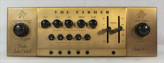 Vintage The Fisher Series 80 - C Mono Tube Preamp Pre - amplifier 2