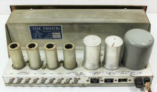Vintage The Fisher Series 80 - C Mono Tube Preamp Pre - amplifier 4