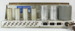 Vintage The Fisher Series 80 - C Mono Tube Preamp Pre - amplifier 5