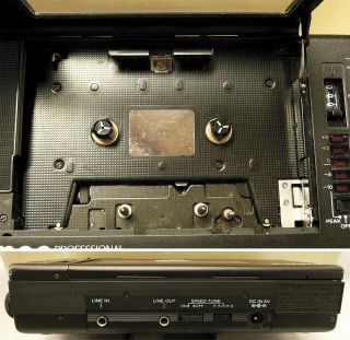 Vintage Sony WM - D6C Walkman Professional Cassette - corder w/protective case 4