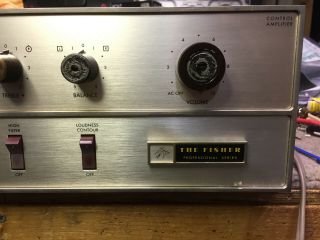 Fisher X - 100 - C integrated tube stereo amp,  plug and play 3