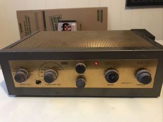 Vintage Eico Hf - 81 Stereo Tube Integrated Amplifier Powers On Read