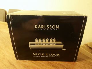 Rare design classic /// Karlsson Nixie Clock by Peter van der Jagt 1997 5