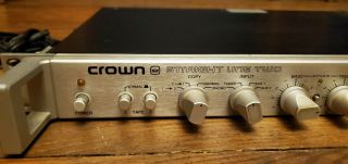 Crown Straight Line 2 Preamplifier - Powers Up -,  Serial 9321 4