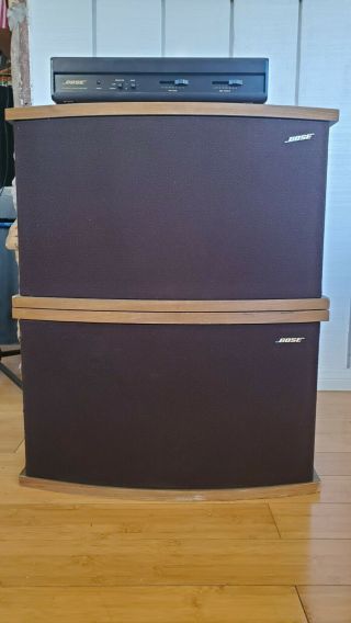 Vintage Bose 901 Series Vi Speakers,  Active Equalizer,  Maple