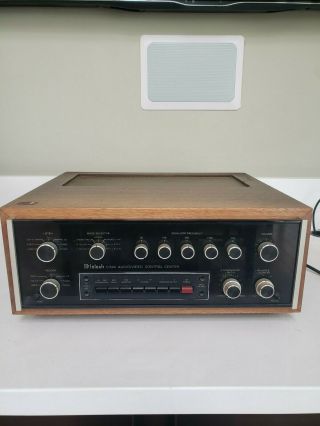 Mcintosh C34v Stereo Control Preamplifier With Wooden Frame