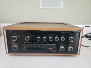 McIntosh C34V Stereo Control Preamplifier with Wooden Frame 2