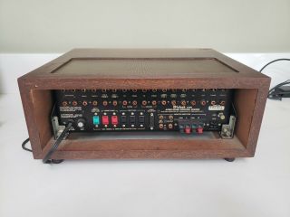 McIntosh C34V Stereo Control Preamplifier with Wooden Frame 4