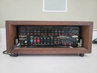 McIntosh C34V Stereo Control Preamplifier with Wooden Frame 5