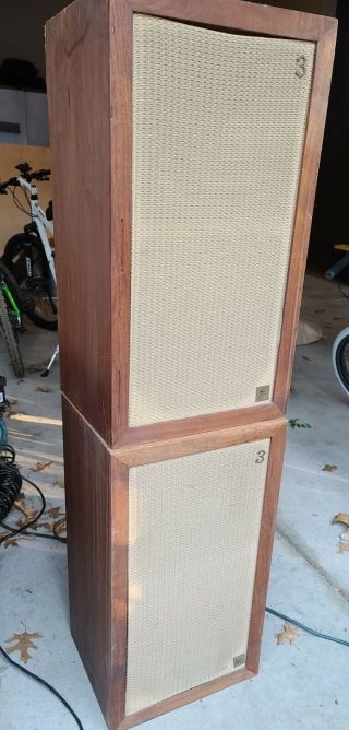 Vintage Acoustic Research Ar3 Classic Loudspeakers.  Ready To Go - Sound
