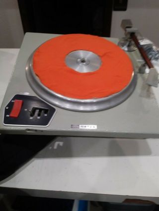 Vintage Gates Cb - 77 Broadcast Turntable With Tonearm
