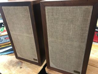 Acoustic Research Ar - 3a Speakers Oiled Walnut