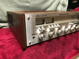 Vintage Marantz 2238B Stereo Receiver with wood cabinet 2