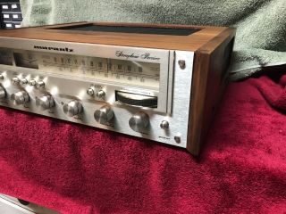 Vintage Marantz 2238B Stereo Receiver with wood cabinet 3
