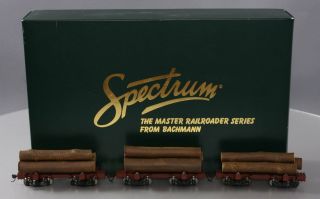 Bachmann 27391on30 Spectrum Skeleton Log Car Set W/ Logs Ln/box