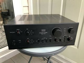 Sansui Au - 717 Stereo Integrated Amplifier,  Recapped,  85 Watts Per Channel