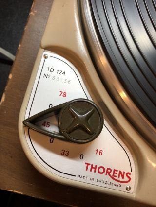 Vintage Thorens TD 124 Turntable with Grace G - 545F Tonearm Service 3