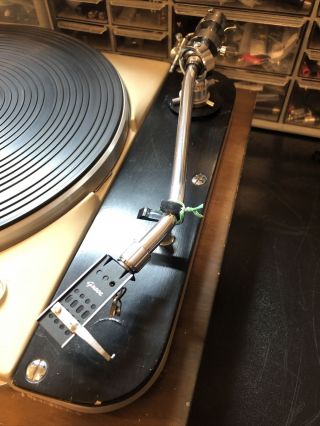 Vintage Thorens TD 124 Turntable with Grace G - 545F Tonearm Service 5