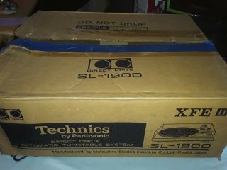 Vintage Technics Sl - 1900 Turntable W/ Pickering Uv - 15/2000 - Q Minty System