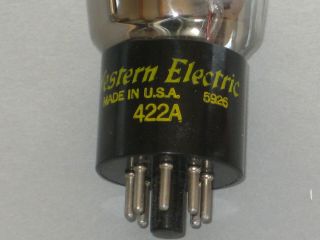 Western Electric 422A Vacuum Tube 1959 2