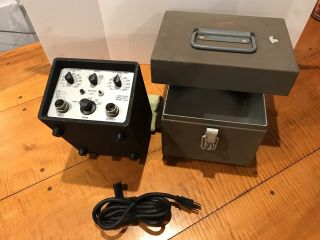 Vintage Princeton Applied Research Low - Noise Amplifier Model Cr - 4 Aluminum Case