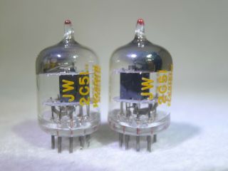 NOS/NIB Matched Pair Western Electric JW 396A/2C51/5670 Square Getter 1952 6