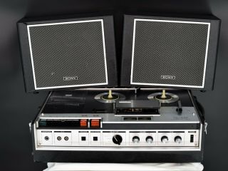 Vintage Sony Tc - 330 Reel To Reel 3 Head Stereo Tape Recorder -