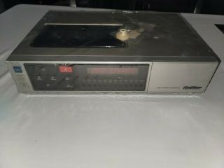 Vintage 1984 Quasar Vh5042xq Vcr Video Cassette Player Recorder Top Loader