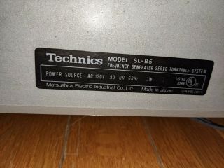Technics SL - B5 - Auto Stacking Turntable with - Multi Stack Spindle - Rare 5