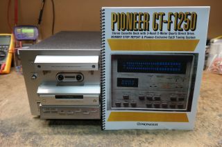 Pioneer CT - F1250 Cassette Deck Professional Restoration Service Only 6