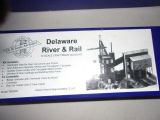 Rare N Scale Architect Delaware River & Rail Kit (n)