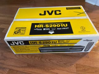 Jvc Hr - S2901u Vcr Vhs Player 4 Head Hi - Fi Stereo Video Cassette Recorder